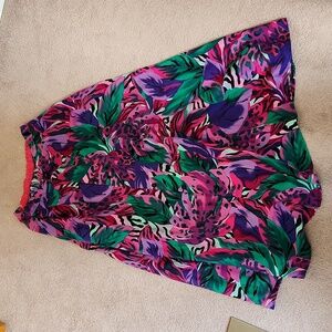 Floral floor length skirt